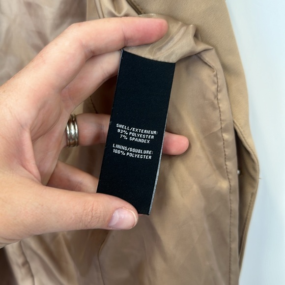 Bagatelle Collection Sand Lined Double Breasted Coat Vest M - Picture 6 of 7